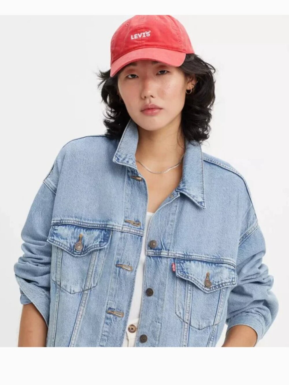 Levi's Premium Women's 90's Trucker Denim Jacket in a Size Extra Large XL
